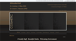 Desktop Screenshot of blissdental.com
